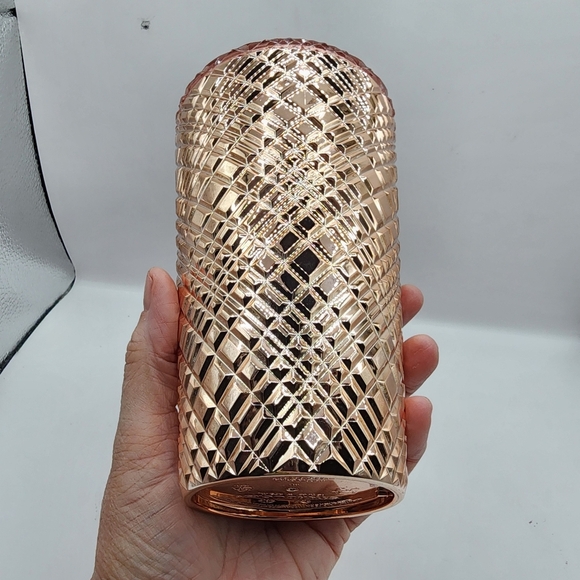 Starbucks 2023 Winter Holiday Jeweled 16oz Tumbler Cup Rose Gold *no lid/straw* - Picture 2 of 4